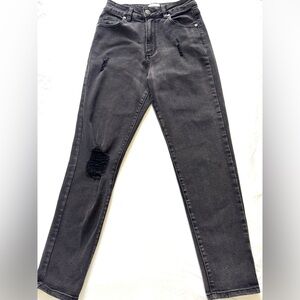 COTTON ON Black 90’s Distressed Jeans sz 4